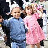 Children on Easter parade at New City College