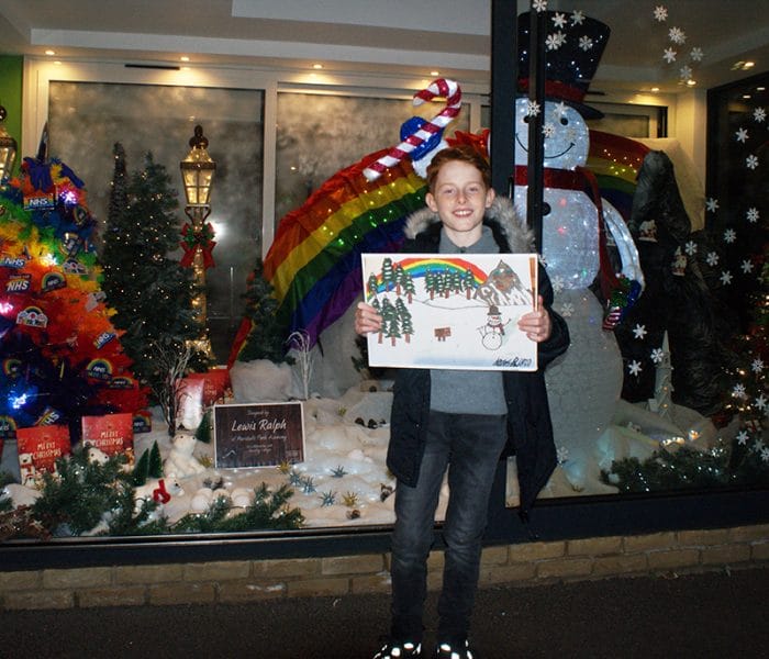 Window Wonderland winner Lewis lights up Collier Row