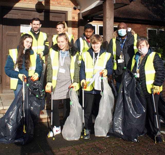 Student litter patrols keeping our streets clean