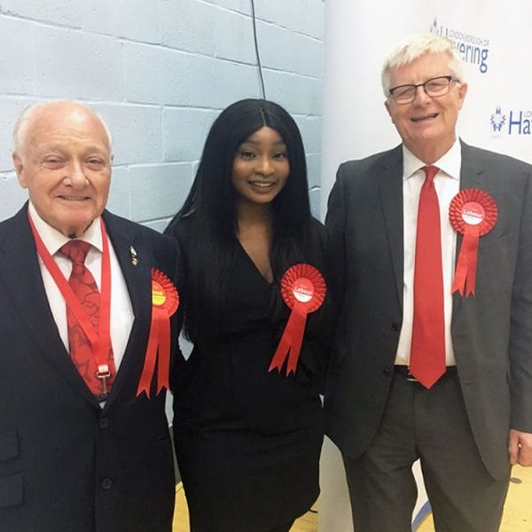 Tele Lawal progressed to become a Labour Party Councillor on the London Borough of Havering Council aged 22. She studied Performing Arts and Creative Media BTECs at Havering Sixth Form College. She was one of the youngest councillors in the UK.