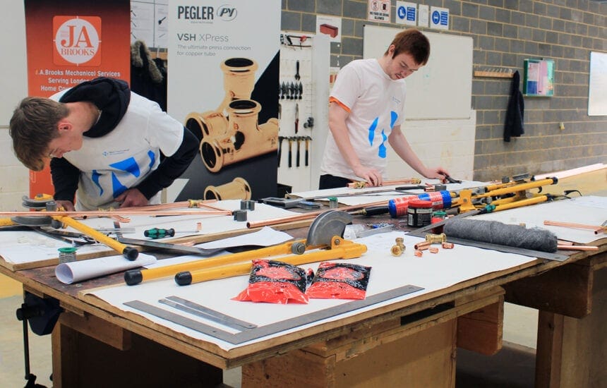 An exciting Industry Day with live demos and competitions was held at our brand new £15m New City College Construction & Engineering Centre in Rainham for Plumbing students.