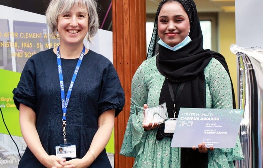 Outstanding students who have shown tenacity, determination and compassion for others were honoured at New City College end-of-year Campus Award Evenings.