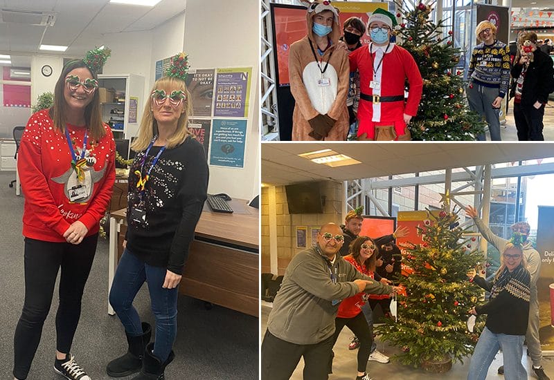 The Christmas spirit was in full flow across New City College with festive events, charity collections, fetes and a foodbank donation drive.