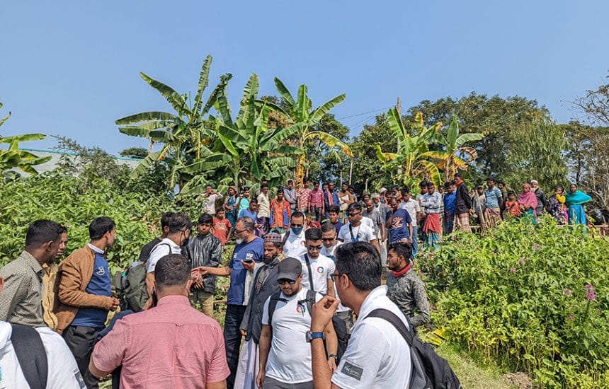 Four students of New City College Tower Hamlets travelled to some of the most remote areas of Bangladesh as part of a charity project with Splash and the Human Relief Foundation