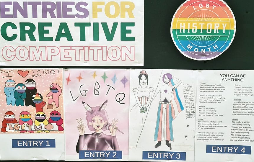 LGBT+ History Month was celebrated throughout February at New City College with a number of key events, including an enrichment fair, competitions, music and film showings.