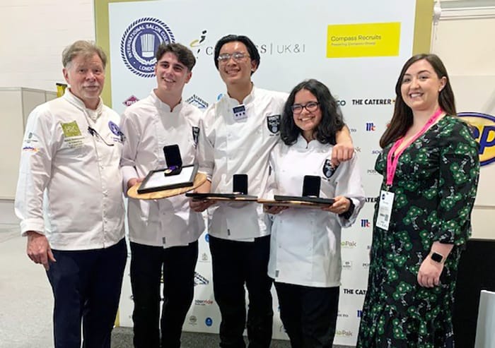 Trainee chefs crowned UK champions in live cook-off final!