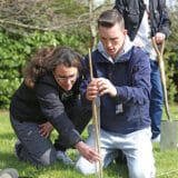 A tree planting initiative took place across New City College campuses in an effort to increase biodiversity, off-set the carbon footprint and improve the local community