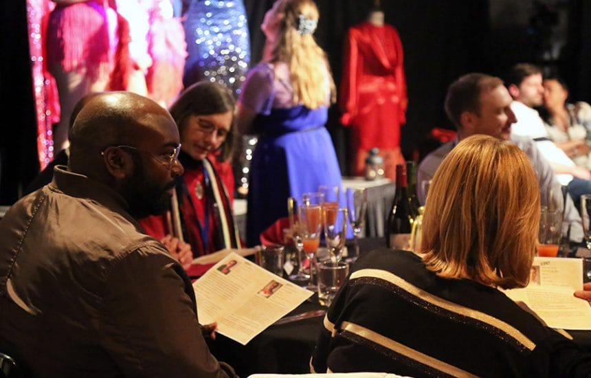 Performing Arts and Catering students at New City College linked up to host a Gatsby-themed murder mystery event called ‘A Night at Rob’s Cabaret’.