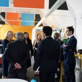 Ministers visit New City College design studio in Hackney