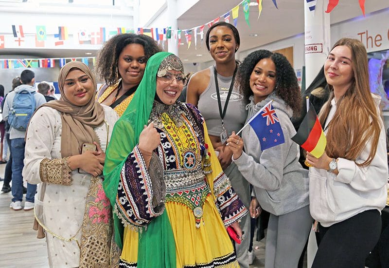 Culture Day at New City College Havering Sixth Form campus in Hornchurch is a celebration of diversity and traditional dress, food and language of different cultures.
