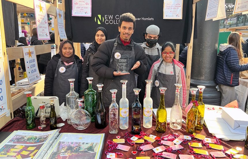 New City College students have beaten tough competition to scoop two awards at the finals of the Young Enterprise Company of the Year 2022 with their team Starlight.
