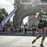New City College Sport student Molly Elliott celebrated after completing the London Marathon to raise funds for Macmillan Cancer Support in memory of her beloved grandad.
