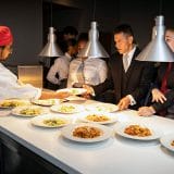 Michelin-starred chef Angela Hartnett OBE joined students at Rouge Restaurant, New City College Redbridge, for an evening of Italian fine dining at the grand reopening event