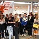 New City College Havering Sixth Form held an event involving Payzee Malika and the Met Police to raise awareness on International Day for the Elimination of Violence against Women.