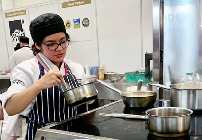 Student chef swaps classroom for Covent Garden Michelin-starred restaurant