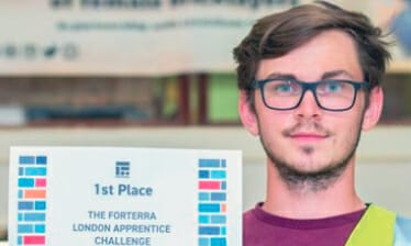 Two New City College bricklaying apprentices have won through to the final four of the ABC Association of Brickwork Contractors Outstanding Apprentice of the Year competition.