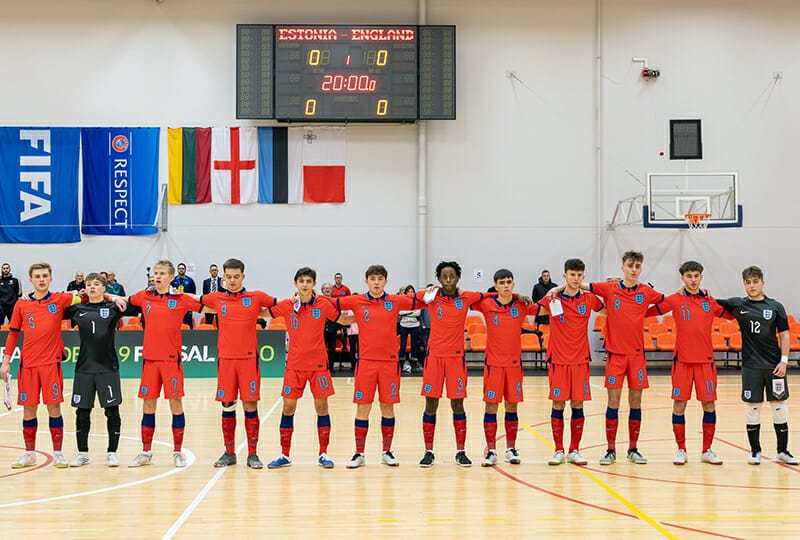 New City College Sport student Jamie Brooker has just returned from captaining the England U19 Futsal team in Lithuania – leading them to a win in the UEFA Futsal championship.