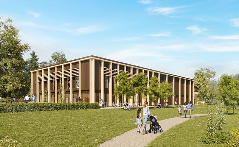 A sport and wellness centre under development at New City College Epping Forest will provide fitness facilities for students and the community and is making the campus greener.
