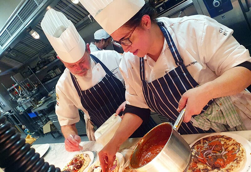 A Taste of Turkey fundraising evening organised by New City College student chef Fatma Nguyen was a success – raising over £1,000 for victims of the Turkey-Syria earthquakes.