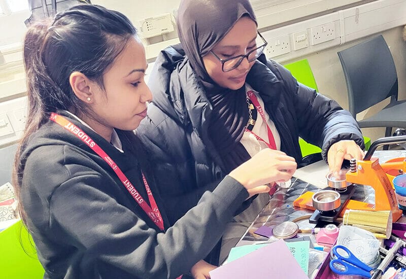 A Level, GCSE and 14-16 cohort students at New City College's campus in Arbour Square organised an event to raise money for the DEC appeal in support of the victims of the Turkey-Syria earthquakes