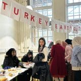 A Level, GCSE and 14-16 cohort students at New City College's campus in Arbour Square organised an event to raise money for the DEC appeal in support of the victims of the Turkey-Syria earthquakes