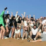 New City College Sport, Travel and Public Services students visited Dubai on a college trip and took in the Burj Khalifa, Atlantis Waterpark, a desert safari and Dancing Fountains!