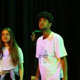 Performing Arts students from New City College Epping Forest performed at the Queen's Theatre, Hornchurch as part of the National Theatre Connections Festival 2023