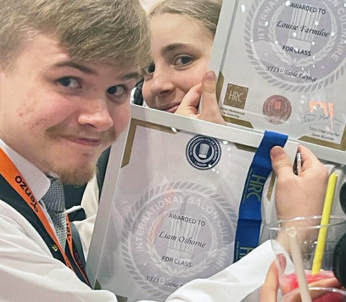 New City College staff and students won medals at the hospitality and catering competition The International Salon Culinaire