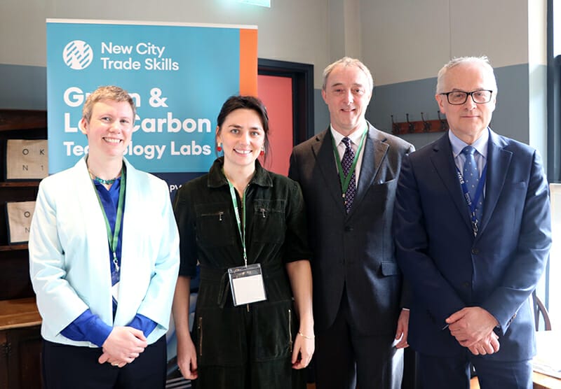 New City College pioneers green skills agenda with launch of Low Carbon Technology Lab