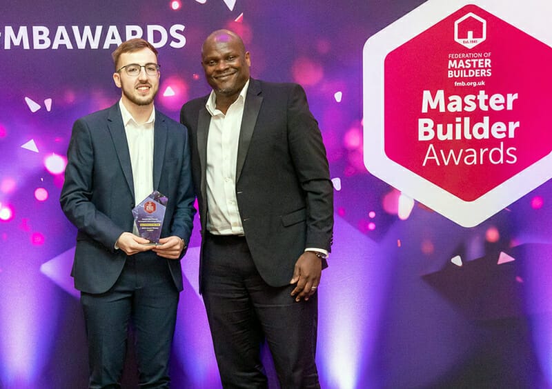 Painter and decorator Joseph wins Master Builder Apprentice of the Year title