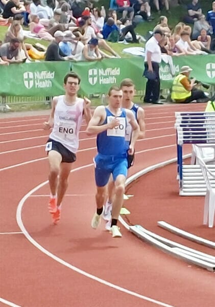 New City College student Kieran O’Hara recently competed for England at the iconic Loughborough Athletics International – winning a silver medal and running a season’s best!