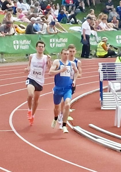New City College student Kieran O’Hara recently competed for England at the iconic Loughborough Athletics International – winning a silver medal and running a season’s best!