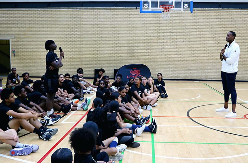New City College played host this week to an exciting basketball event to inspire females to play basketball that was led by the US Embassy and the British Basketball League!