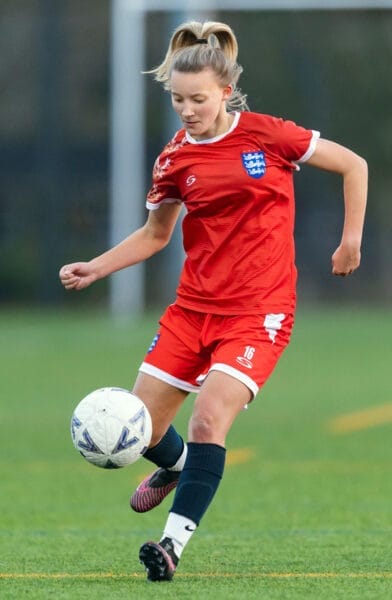 New City College Sport student Grace Craven has been selected for the England College's FA national team and will travel to Europe early next year to play in a match against Italy.