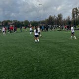 The New City College women’s football team won the AoC Regional 7-a-side tournament for the first time, competing against seven other London colleges and beating them all.