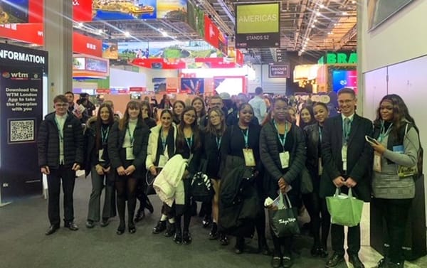 New City College Travel & Tourism students had talks this term from former students now working with British Airways and also went on a visit to the World Travel Market at the Excel in London.