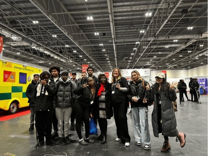 Business students visit Skills London UK
