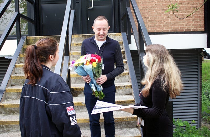 New City College Performing Arts Academy students said a fond farewell and a massive thank you to departing Executive Director Mathew Russell from the Queen’s Theatre, Hornchurch,