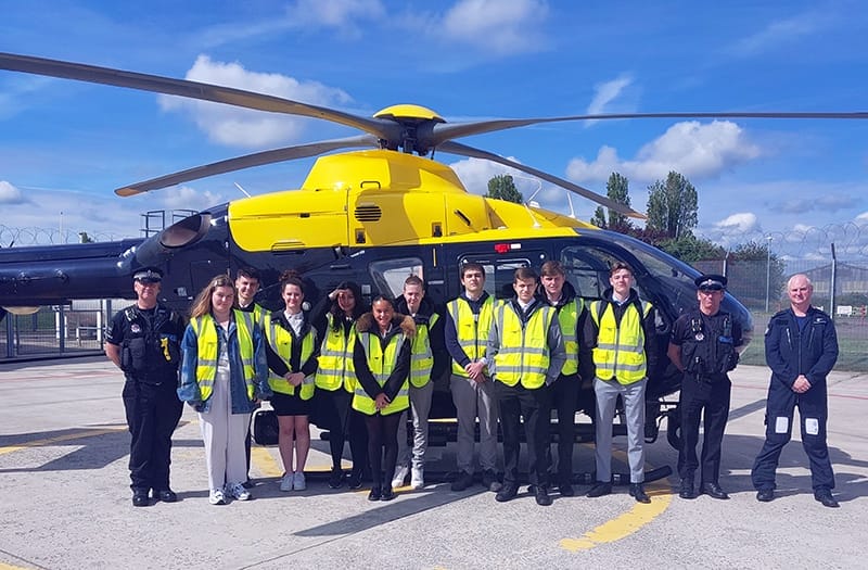 Police praise Public Services students on work experience